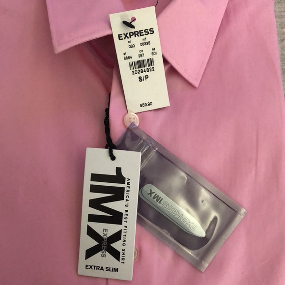 NWT Express Men’s 1MX button up - Picture 3 of 4